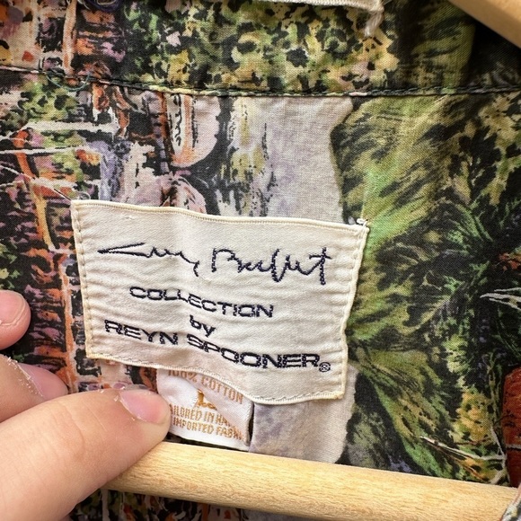 Reyn Spooner Island Harbor Hawaiian Shirt Men's Size L - Picture 2 of 7